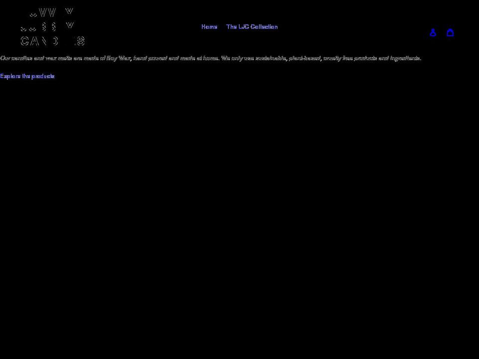 luvvlyjubblycandles.com shopify website screenshot