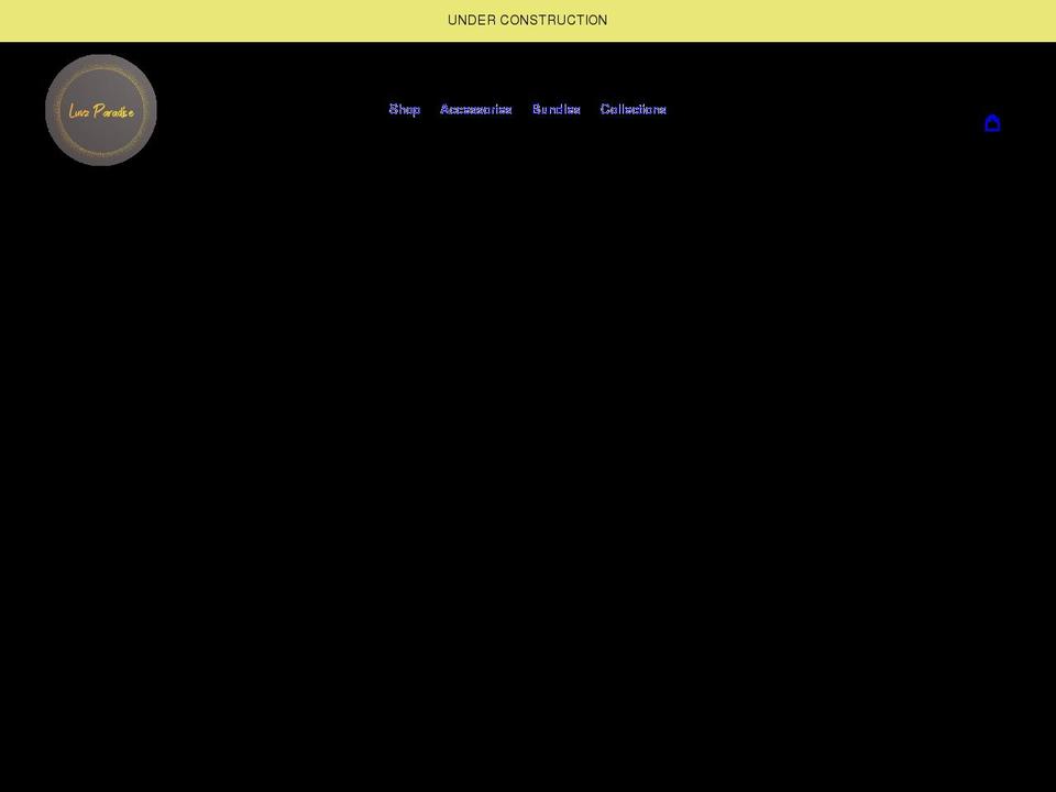luvzparadise.com shopify website screenshot