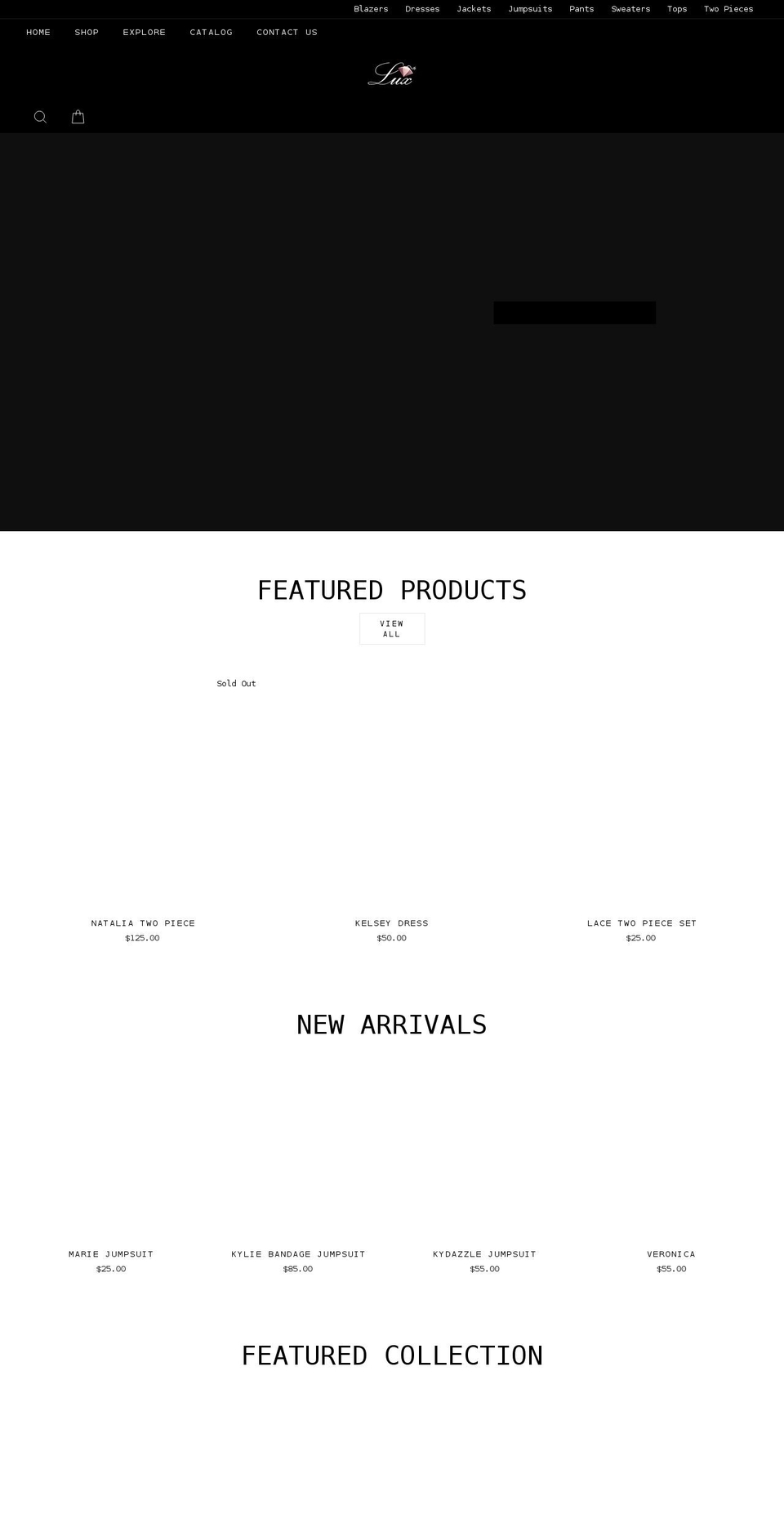 ROYAL Shopify theme site example lux-bomb.com