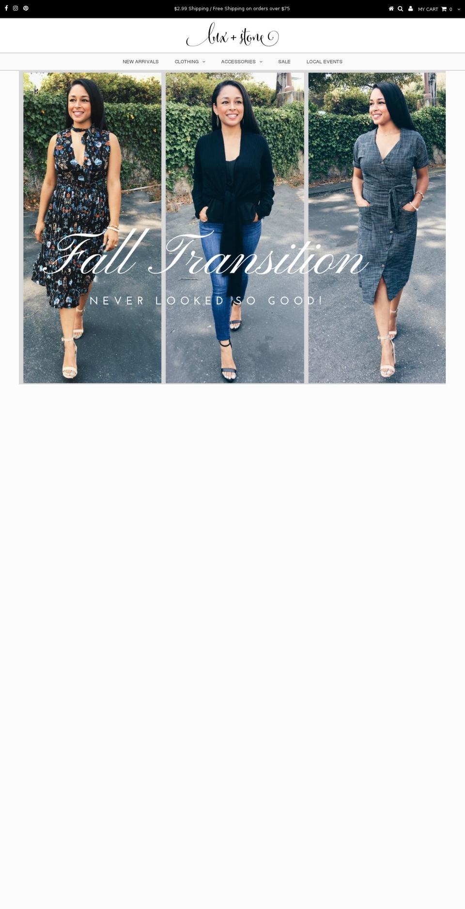 luxandstone.com shopify website screenshot