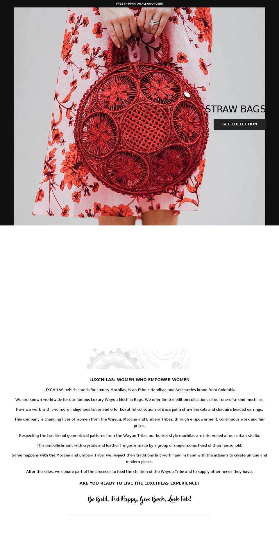 luxchilas.com shopify website screenshot