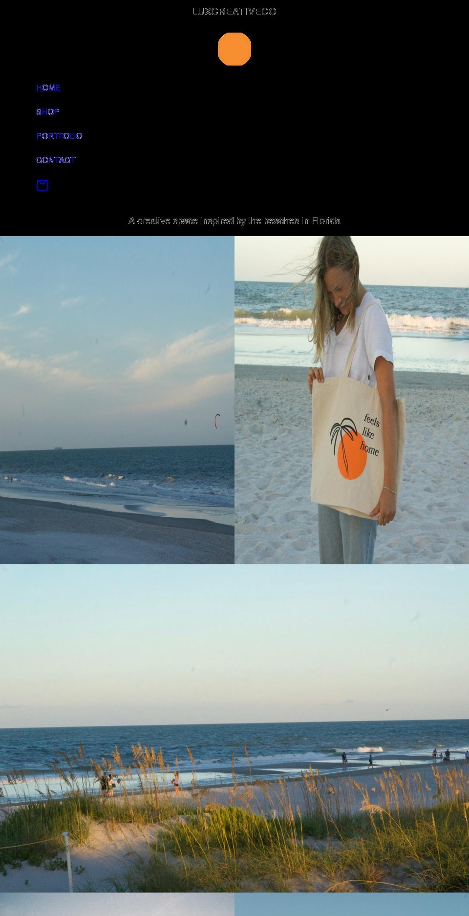 luxcreativeco.com shopify website screenshot