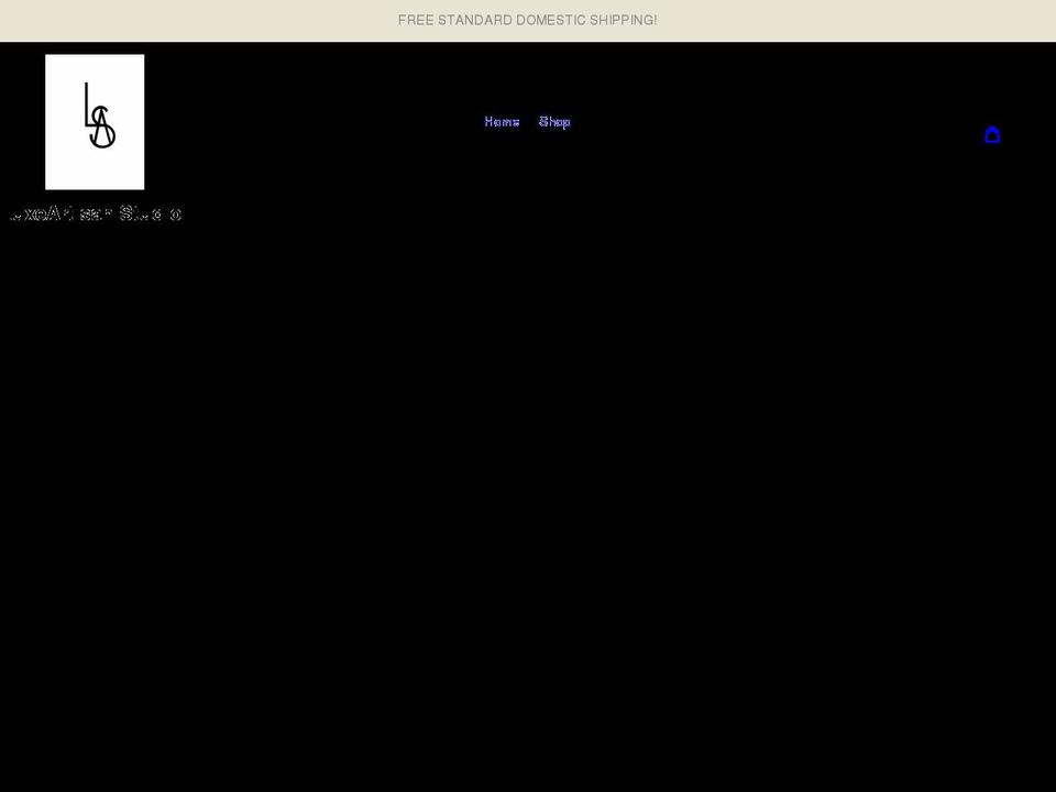 luxeartisanstudio.com shopify website screenshot