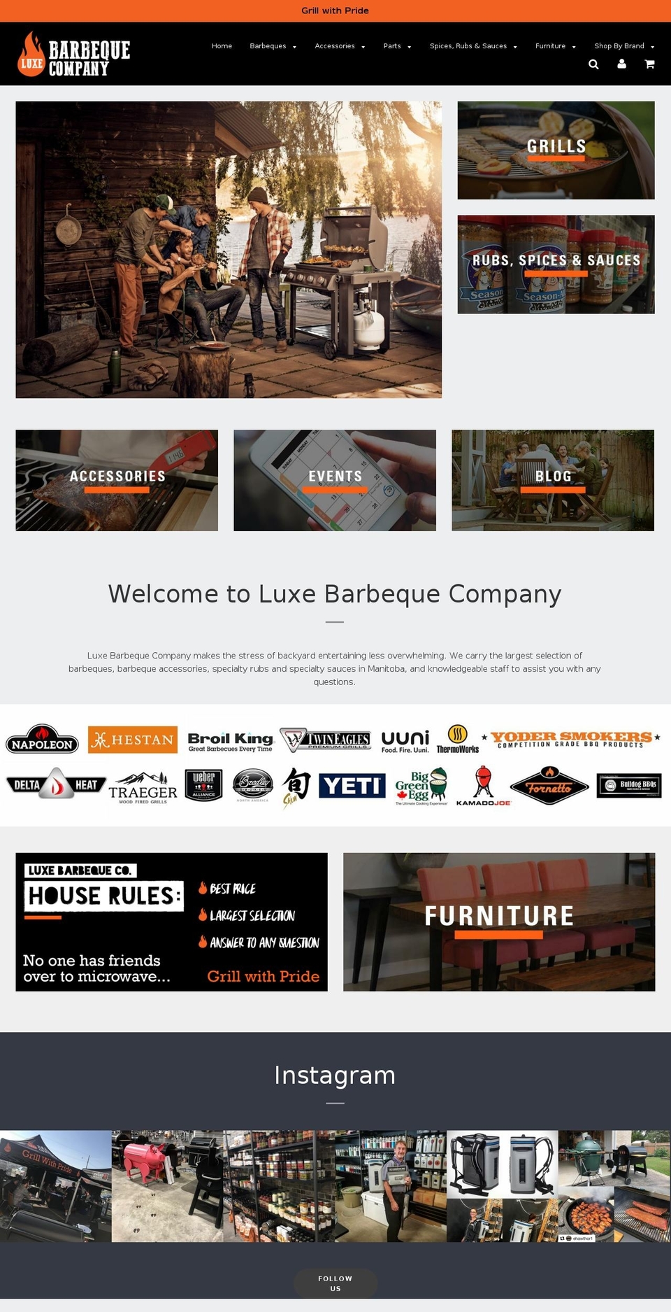 luxebbqcompany.com Shopify store