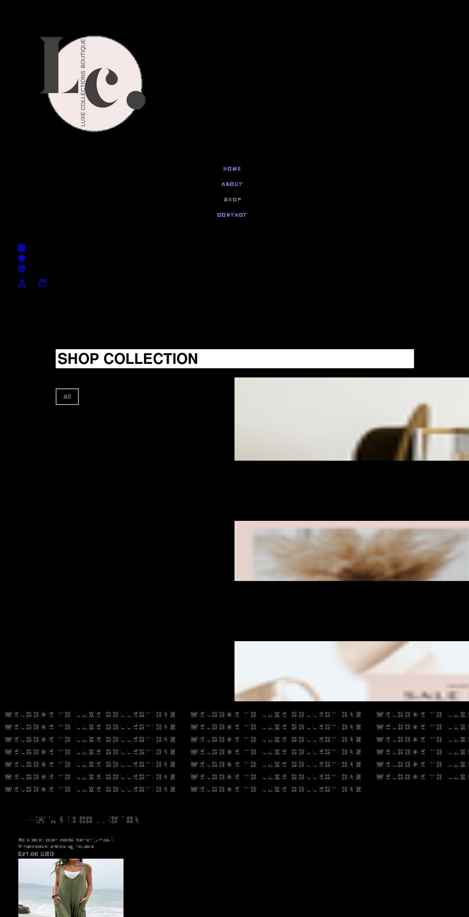 Riverdaletheme Shopify theme site example luxecollections.net