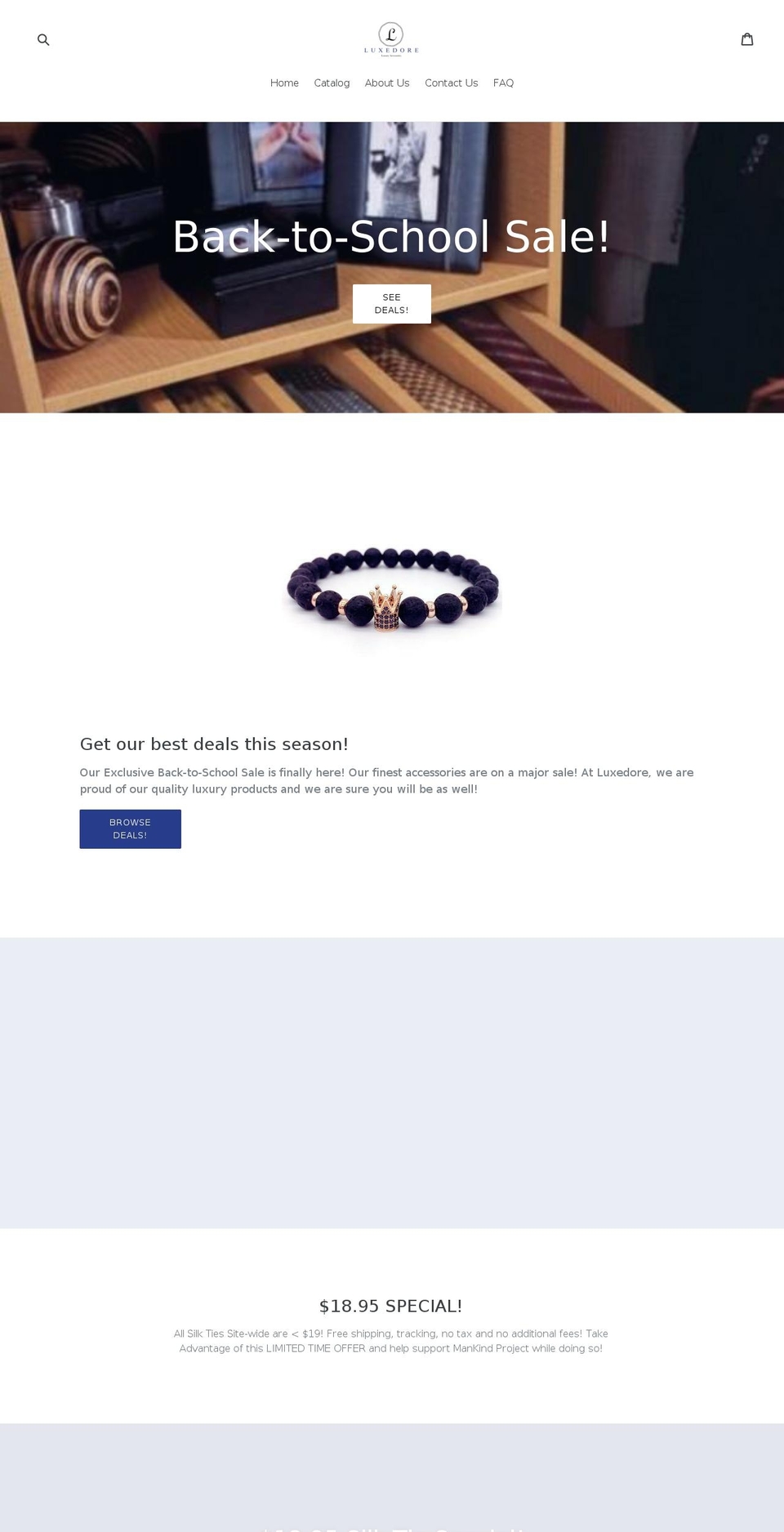 luxedore.com — Shopify storefront screenshot