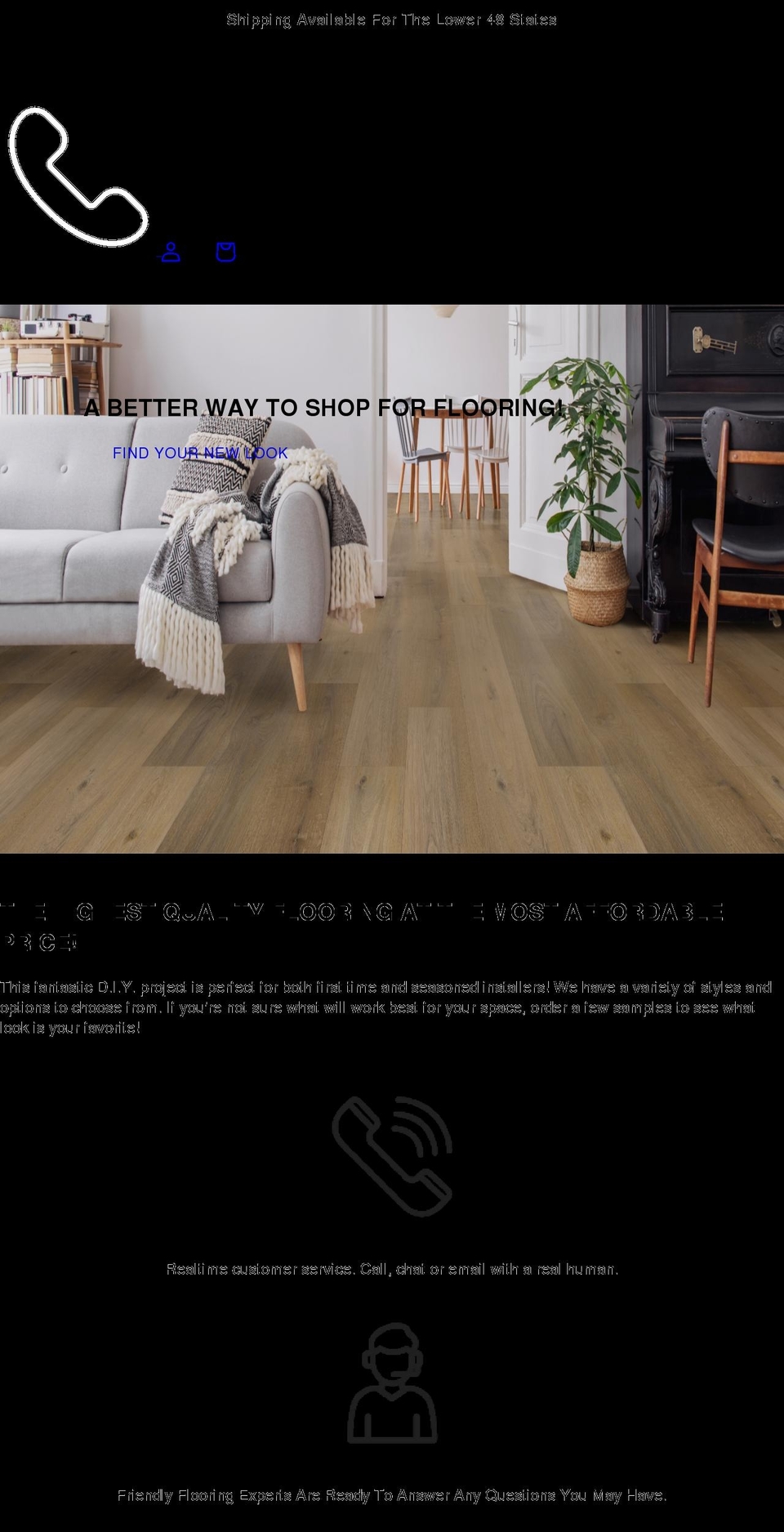 luxefloor.com shopify website screenshot