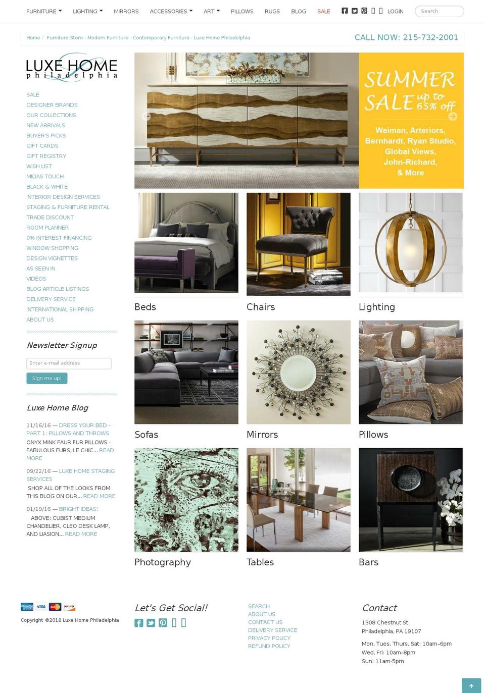 Luxe Home V2.3 SKU changes 5\/7\/16 Shopify theme site example luxehomepa.com