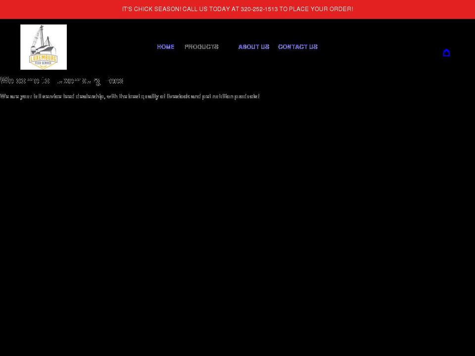 luxemburgfeedservice.com shopify website screenshot