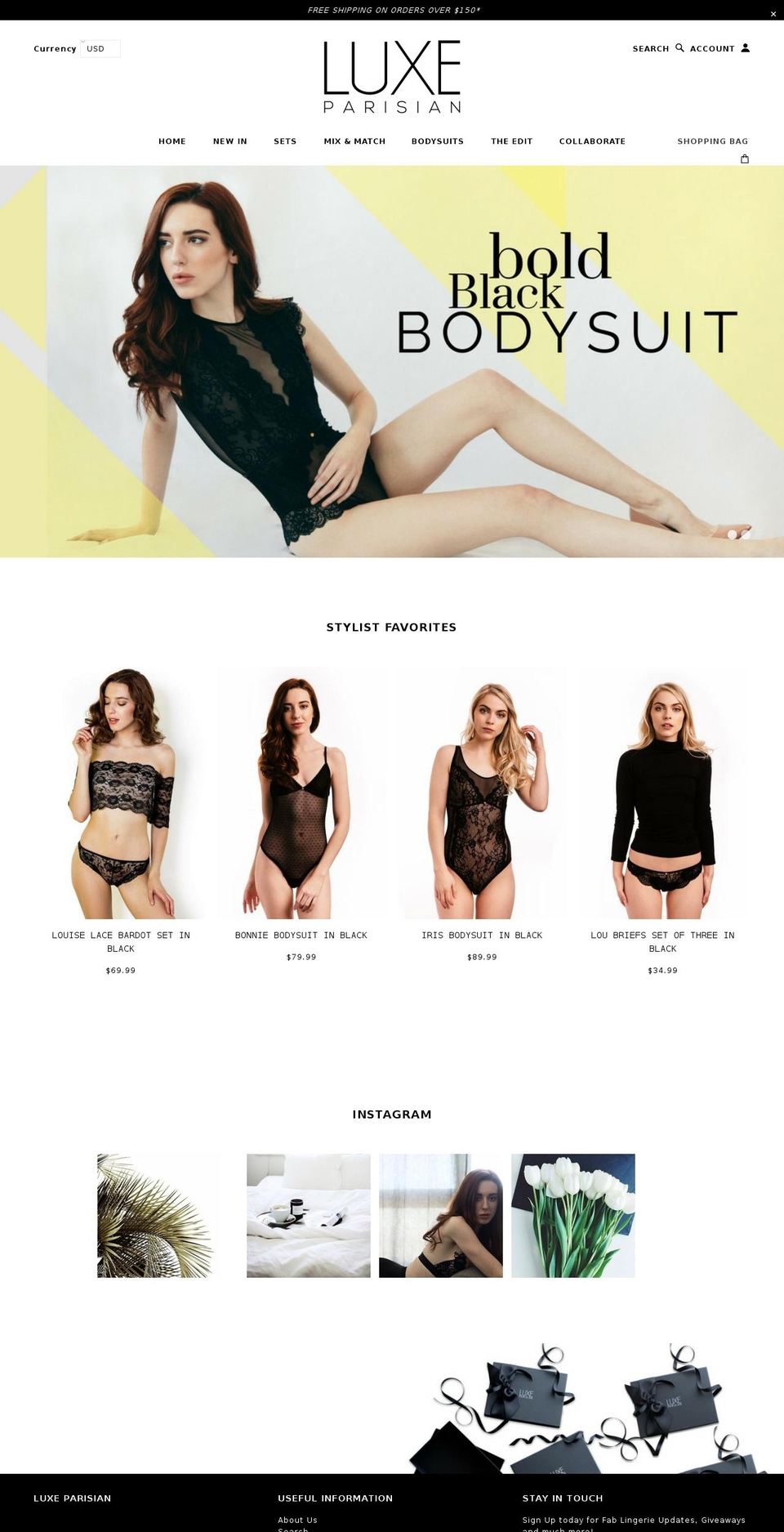 luxeparisian.com shopify website screenshot