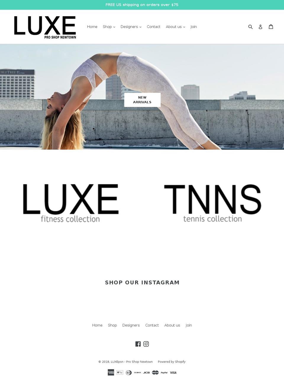luxepsn.com — Shopify storefront screenshot