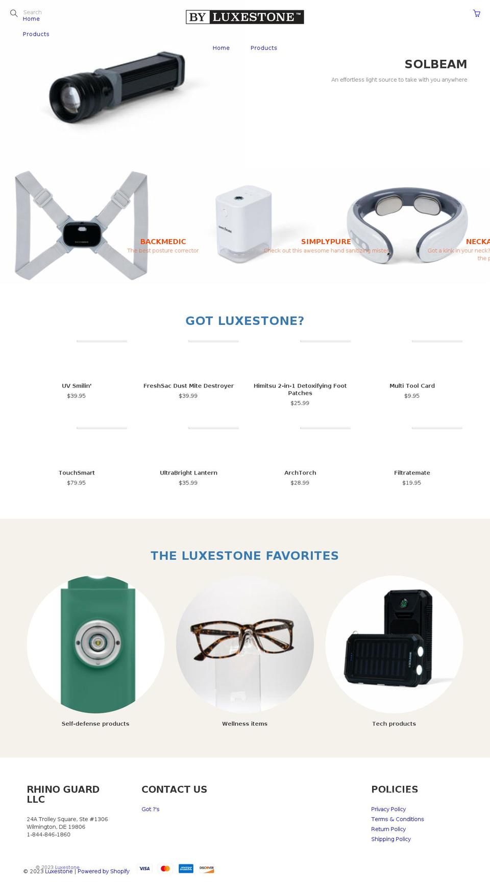 luxestone.com shopify website screenshot