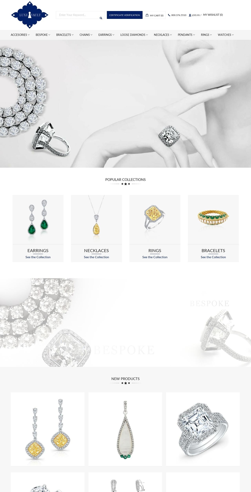 luxevaultltd.com — Shopify storefront screenshot