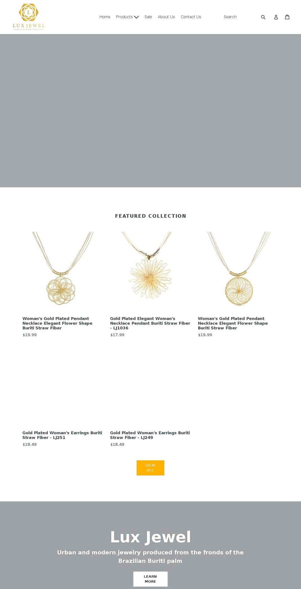luxjewel.net shopify website screenshot