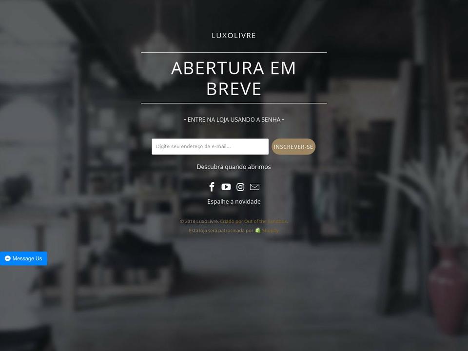 luxolivre.com — Shopify storefront screenshot
