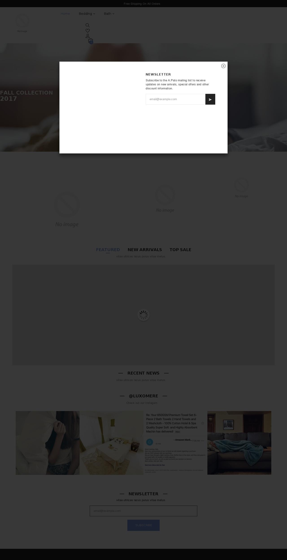 luxomere.com — Shopify storefront screenshot