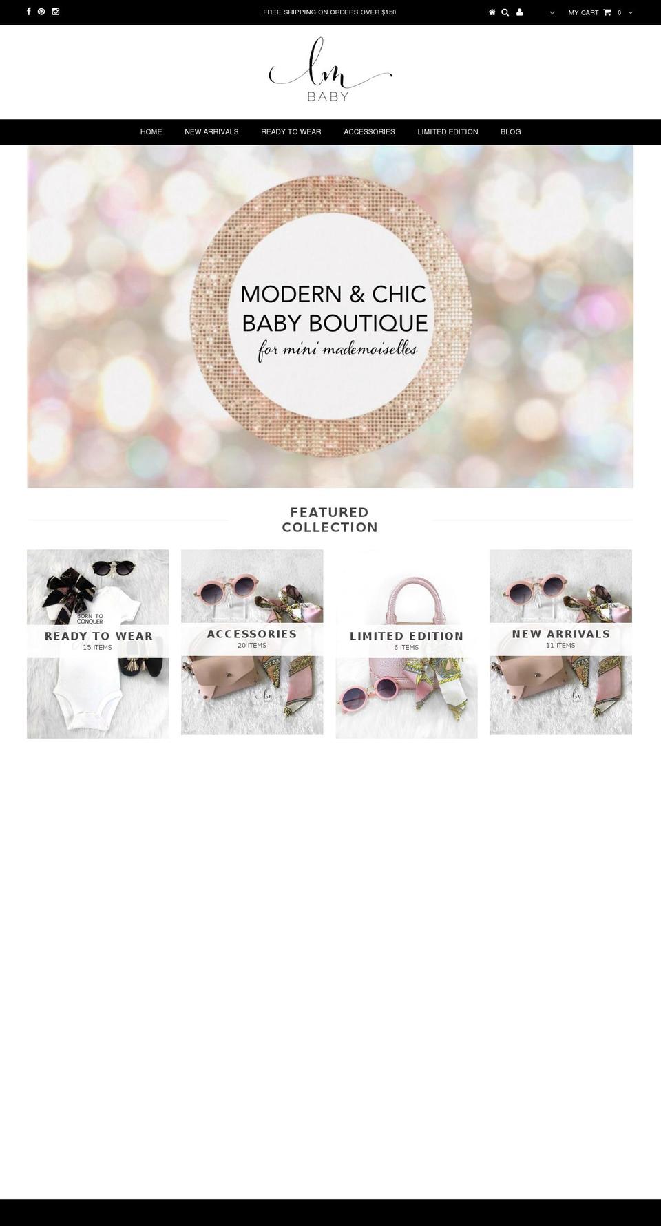 luxorbymbaby.com shopify website screenshot