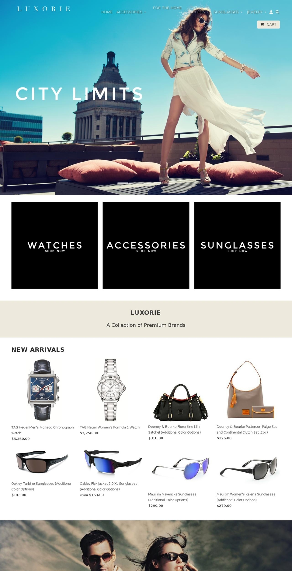 Copy of Retina Shopify theme site example luxorie.com