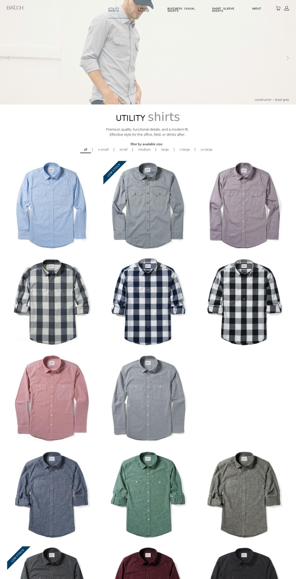 luxtility.com shopify website screenshot
