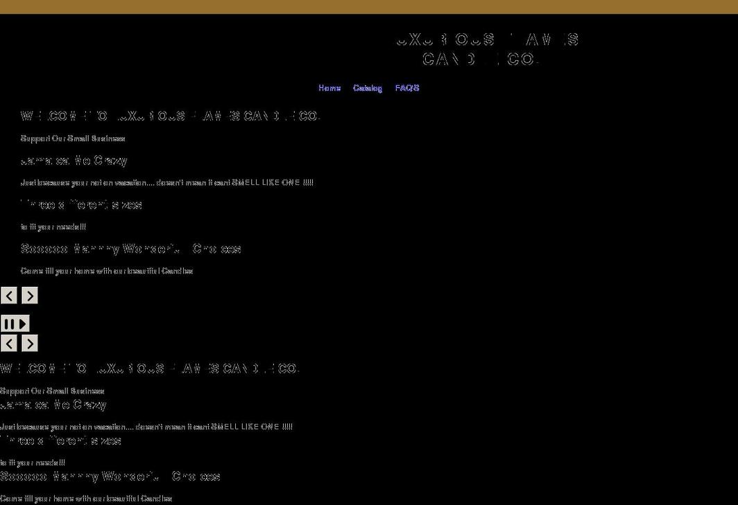 luxuriousflames.com shopify website screenshot