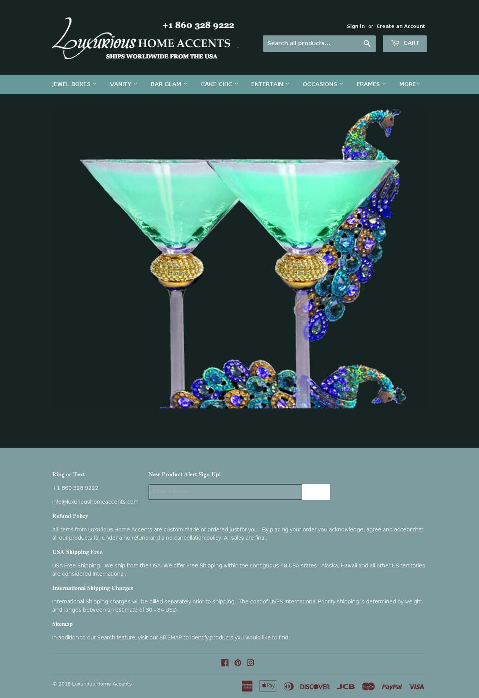 luxuriousgiftcollection.com — Shopify storefront screenshot