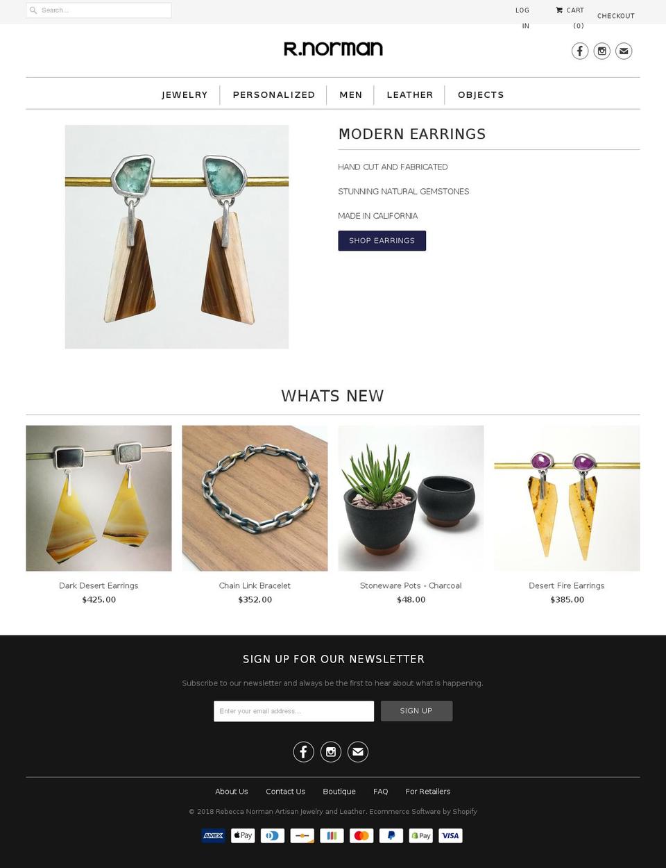 luxuryartisangoods.com — Shopify storefront screenshot