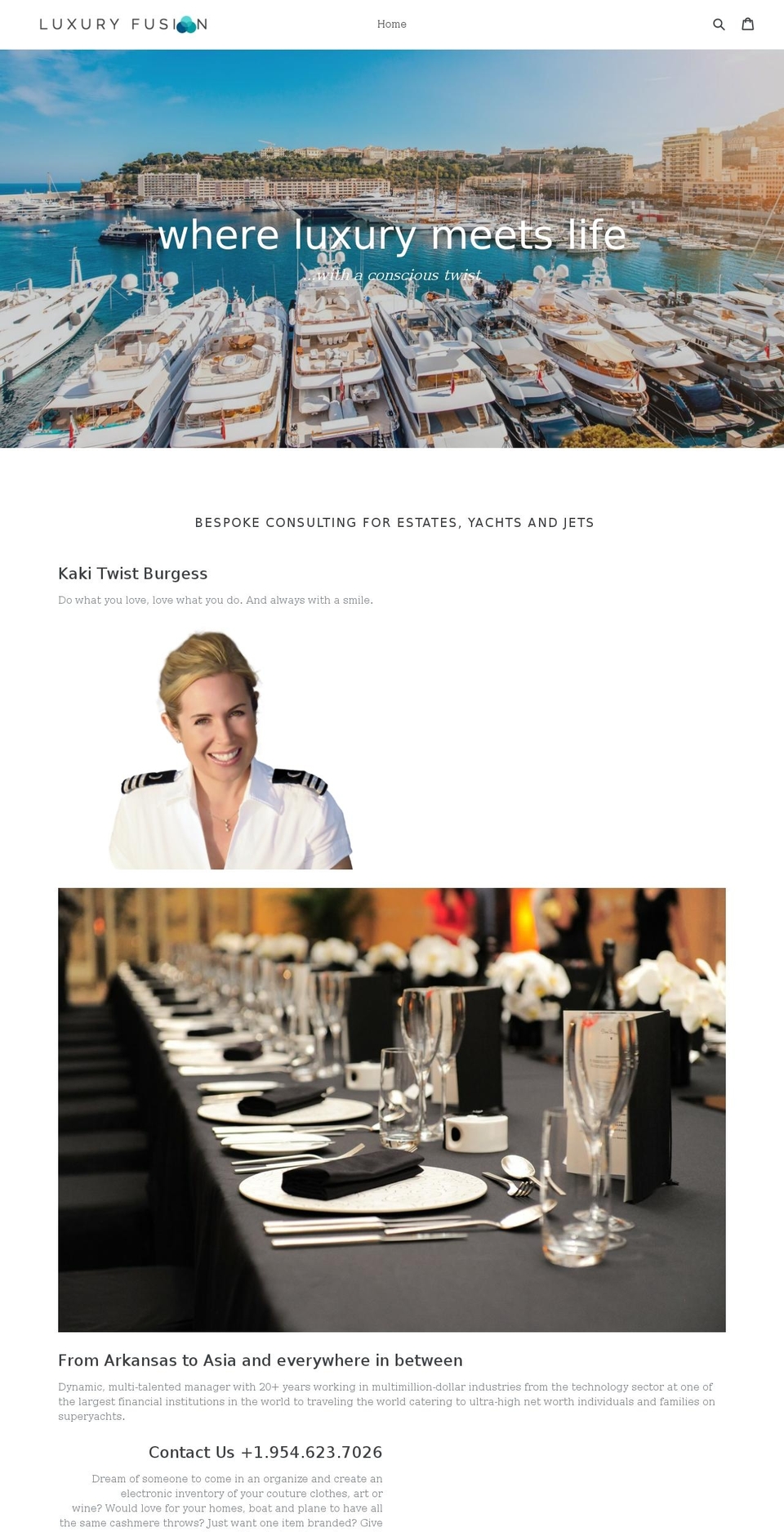 luxuryfusion.com — Shopify storefront screenshot