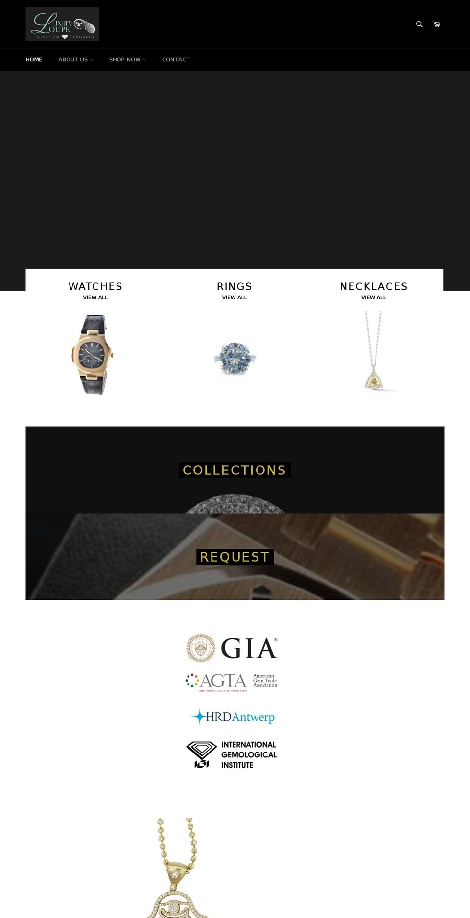 luxuryloupe.com — Shopify storefront screenshot