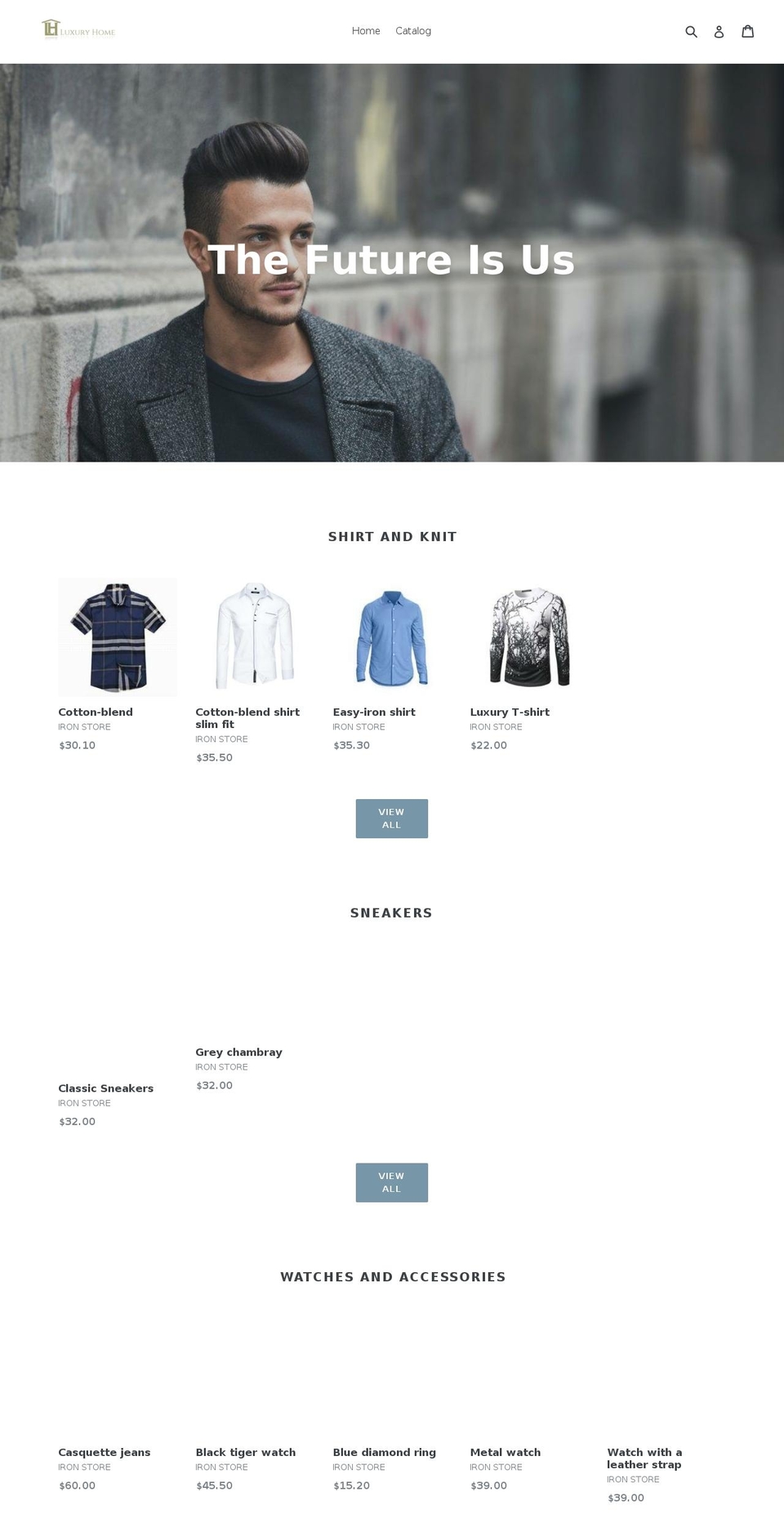 luxuryshopstore.com shopify website screenshot