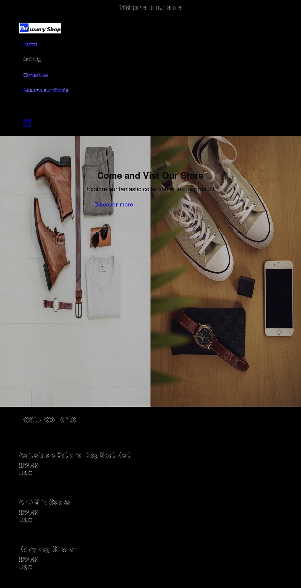 luxurysshop.com shopify website screenshot