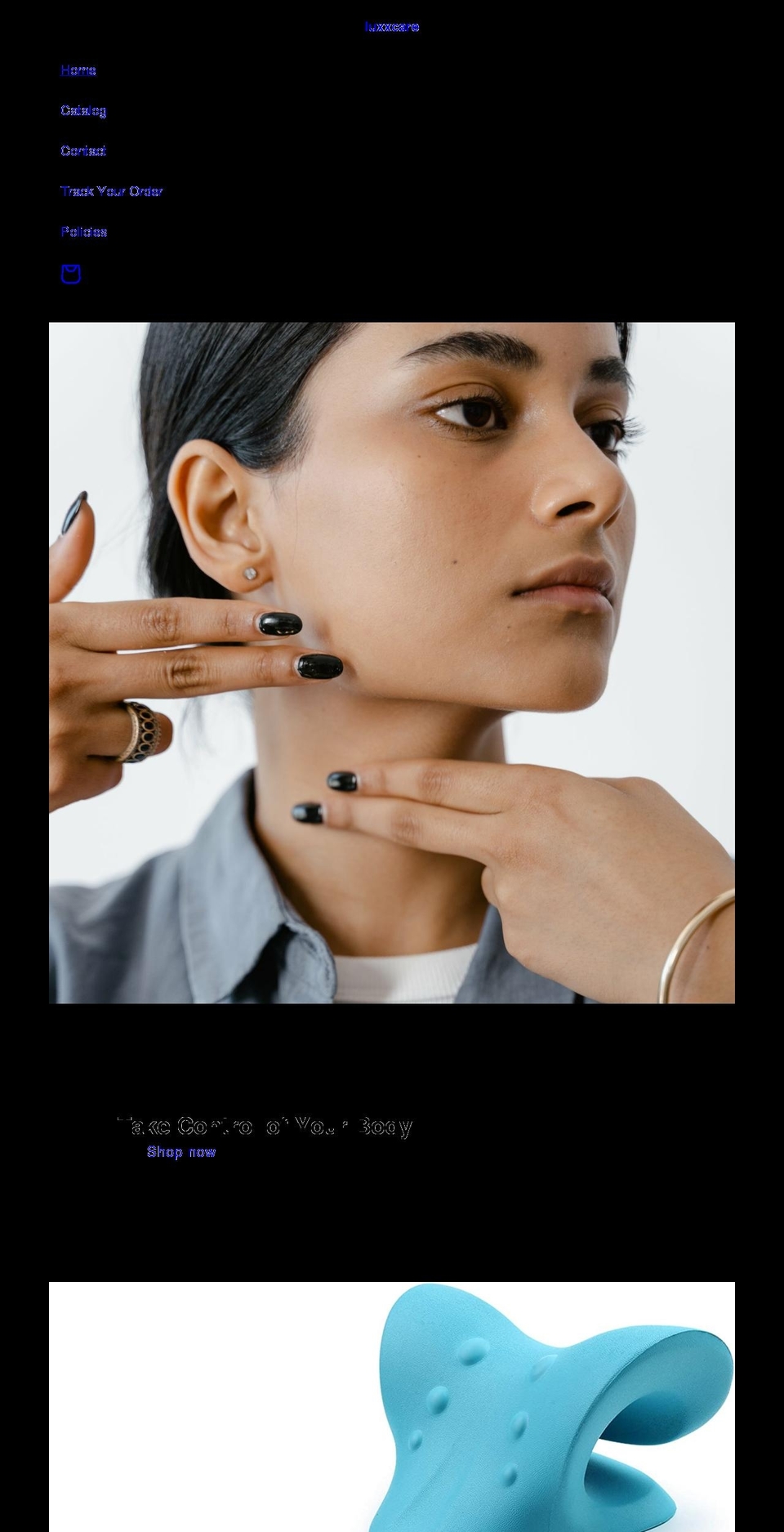 luxxcare.com shopify website screenshot