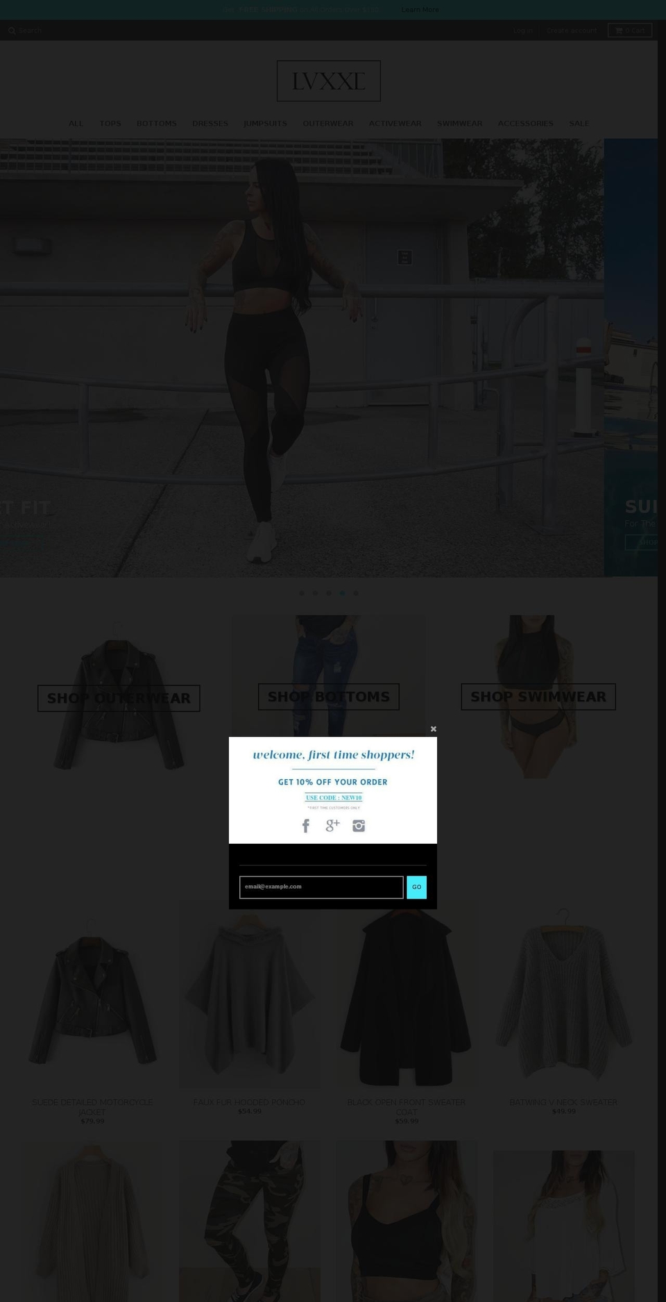 Luxxe 1.0 Shopify theme site example luxxewear.net