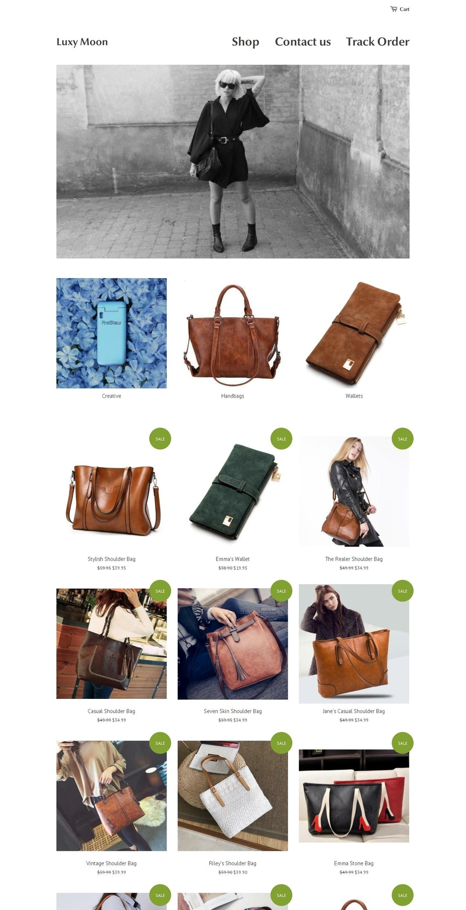 luxy-moon.com shopify website screenshot