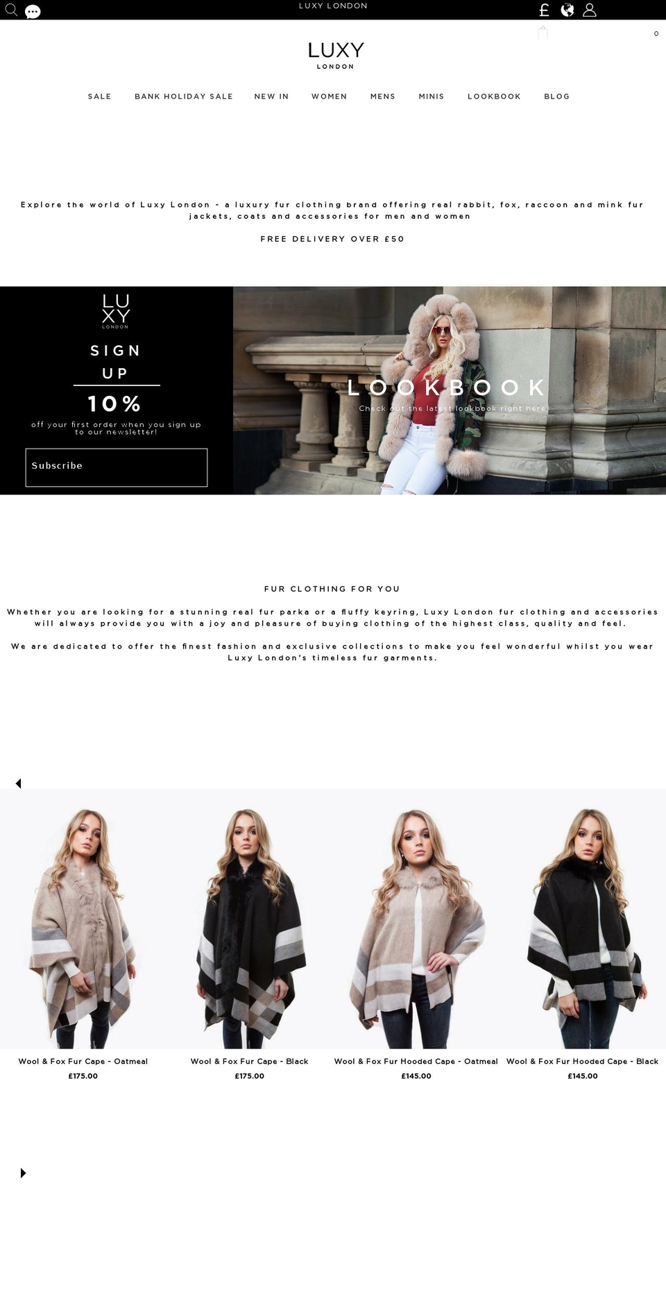 luxyaccessories.com shopify website screenshot