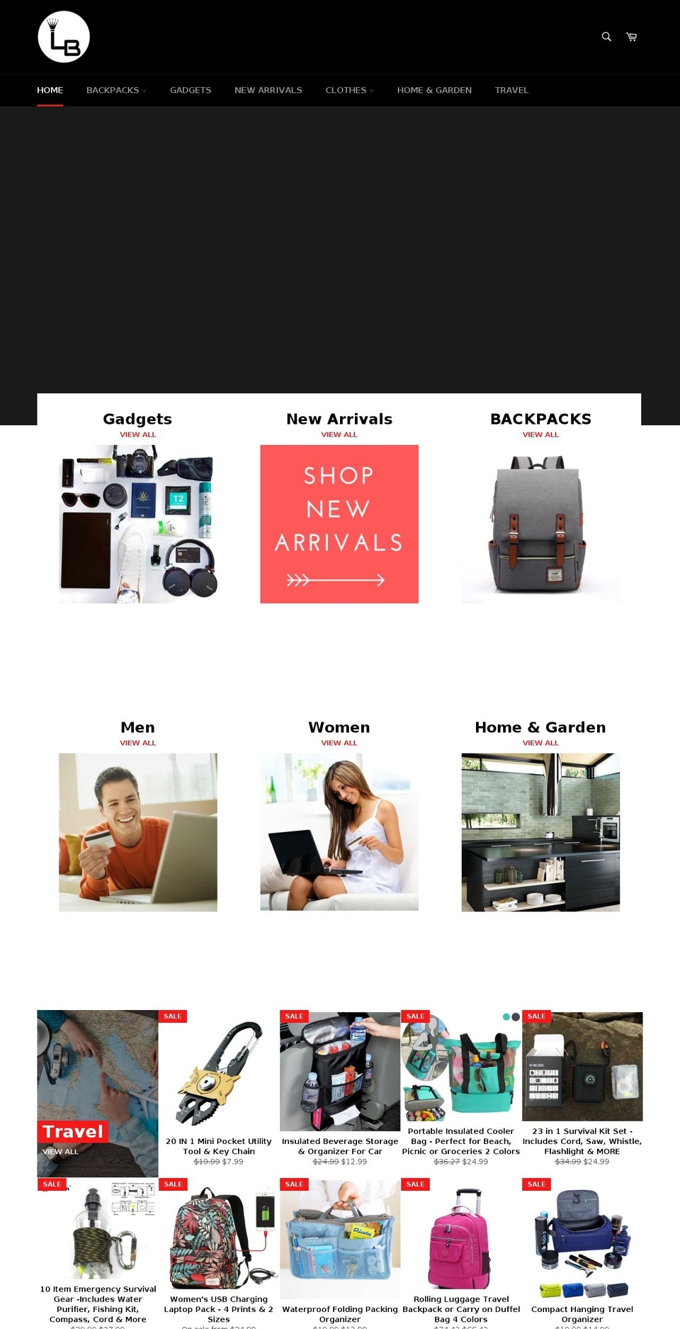 luxybrand.com — Shopify storefront screenshot