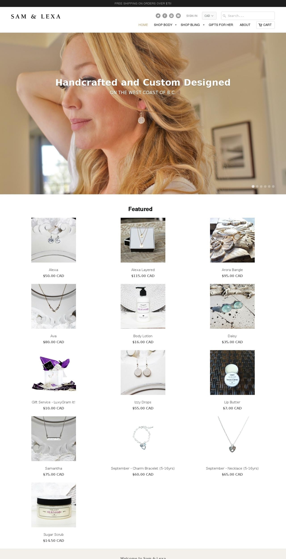 luxygram.com shopify website screenshot