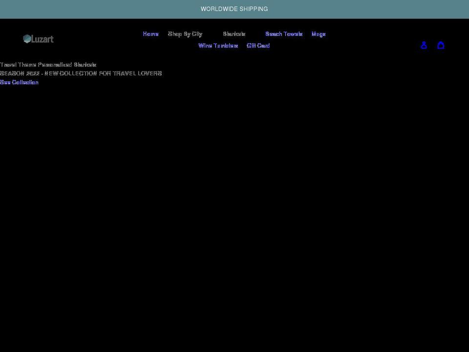 luzartgroup.com shopify website screenshot