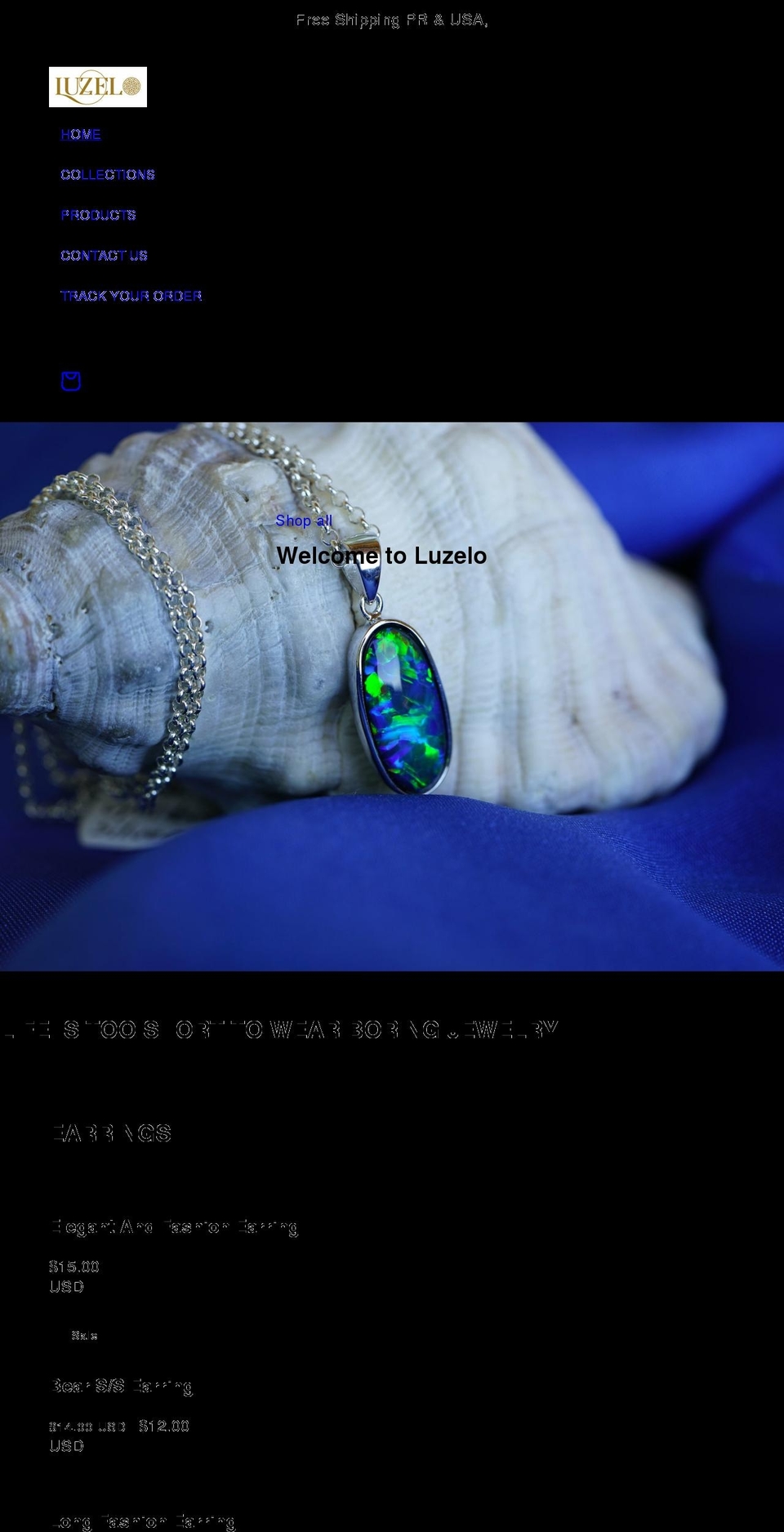 luzelo.com — Shopify storefront screenshot