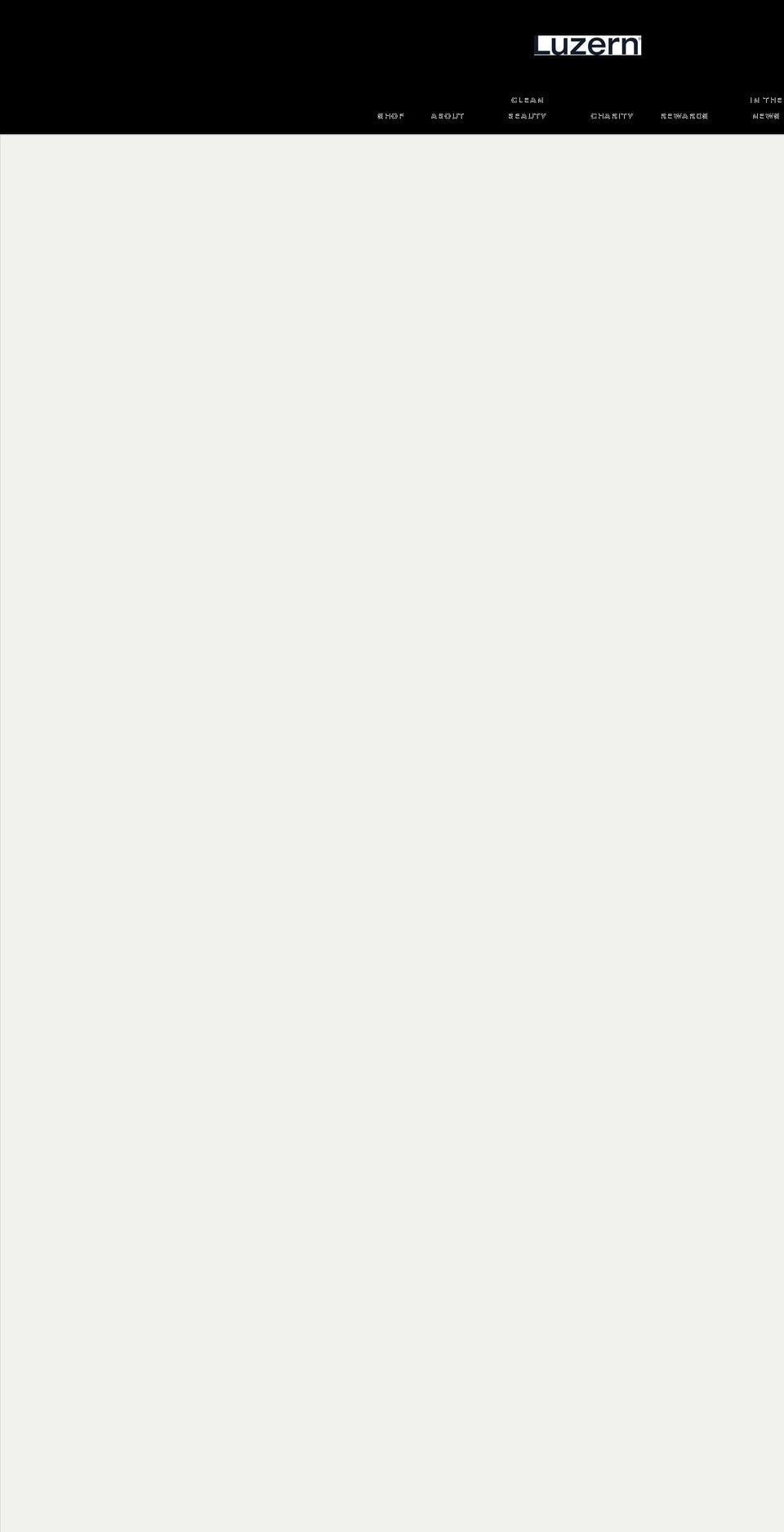 luzernlabs-au.com shopify website screenshot