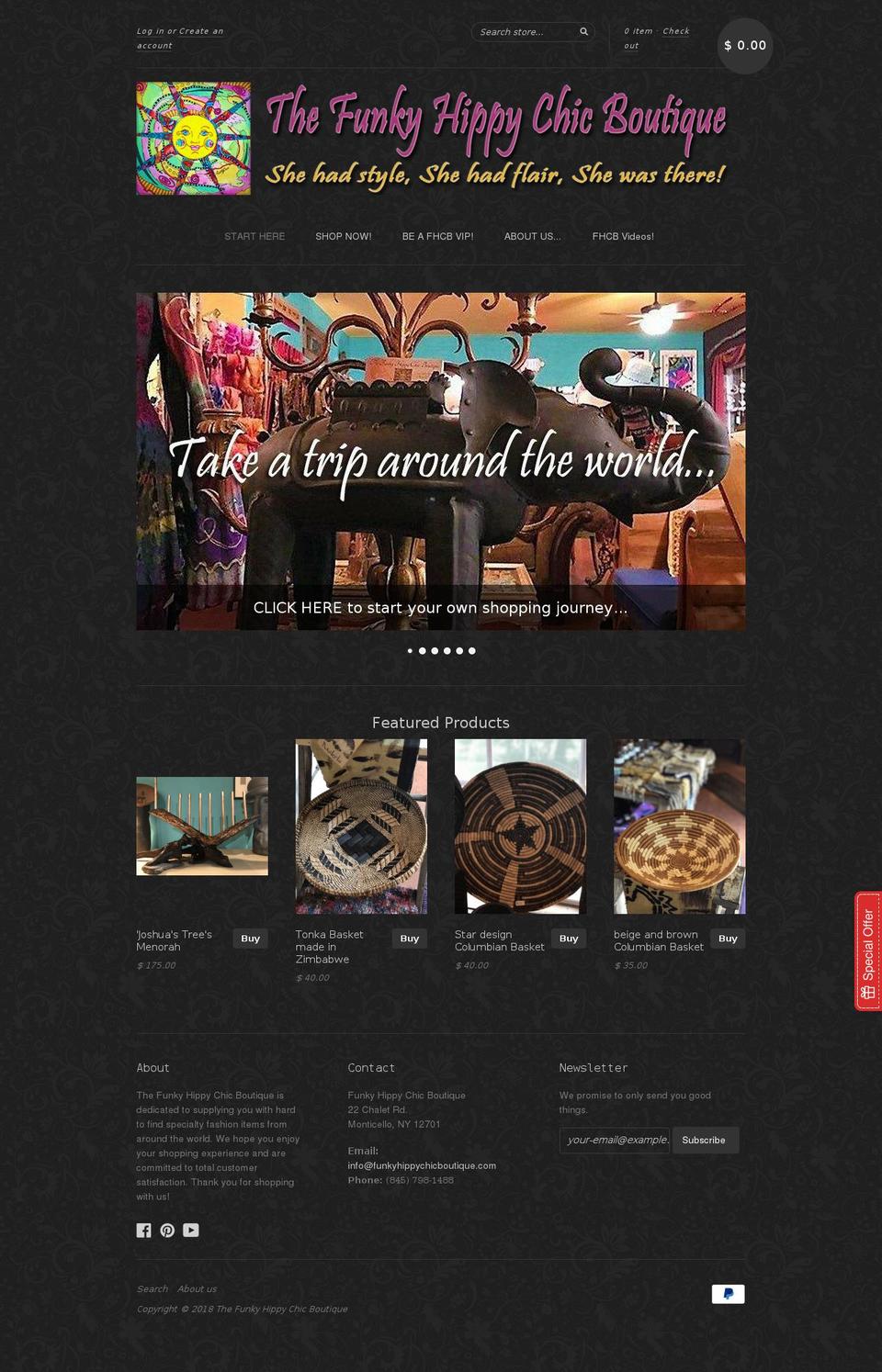 Funky Hippy Chic Boutique 2016 by TM Shopify theme site example luzonstation.com