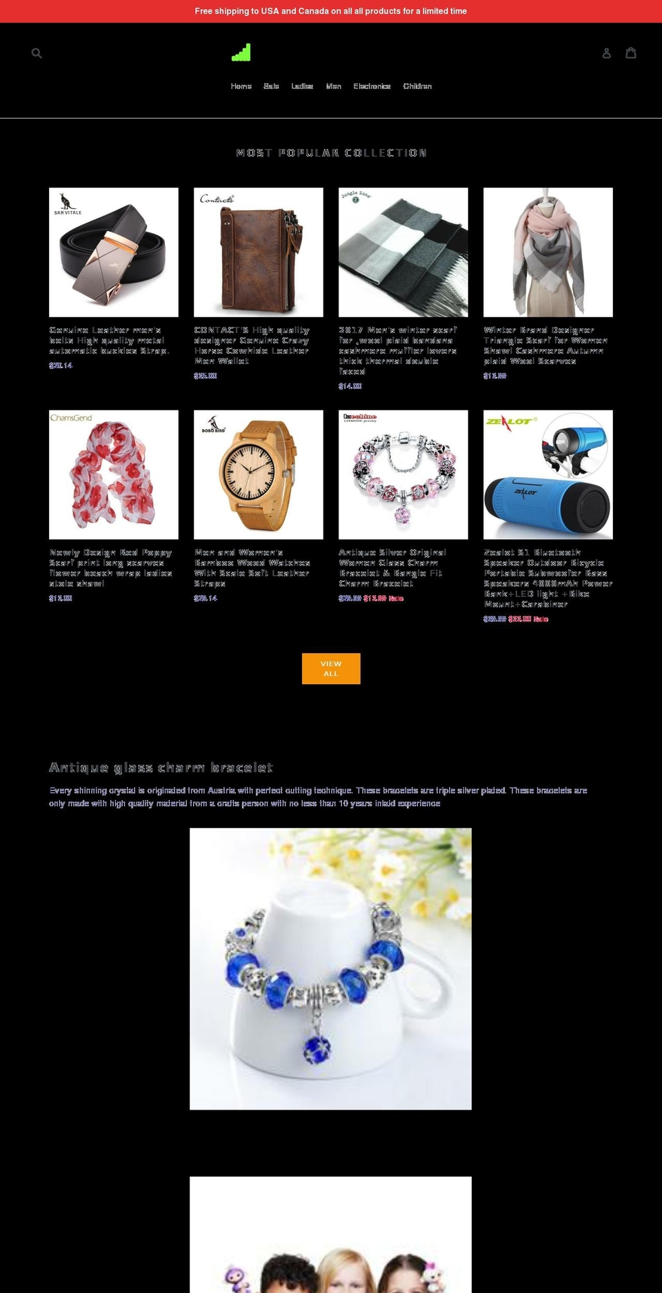 lvhigh5.com shopify website screenshot