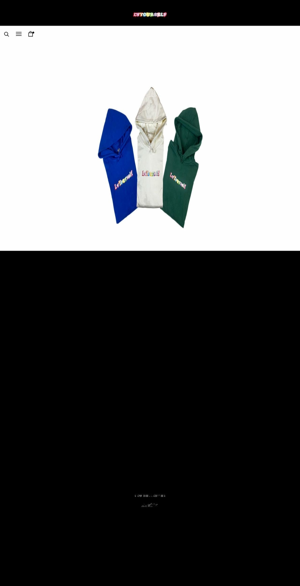 lvyourself.com shopify website screenshot