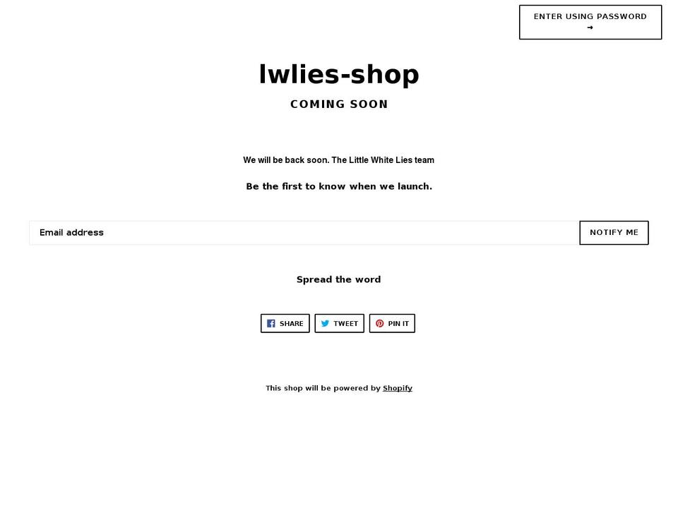 lwlies-shop.myshopify.com shopify website screenshot