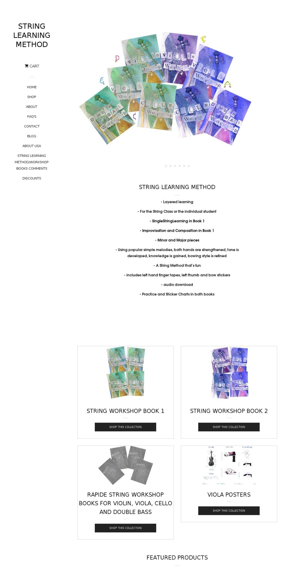 lwstringlearningmethod.com shopify website screenshot
