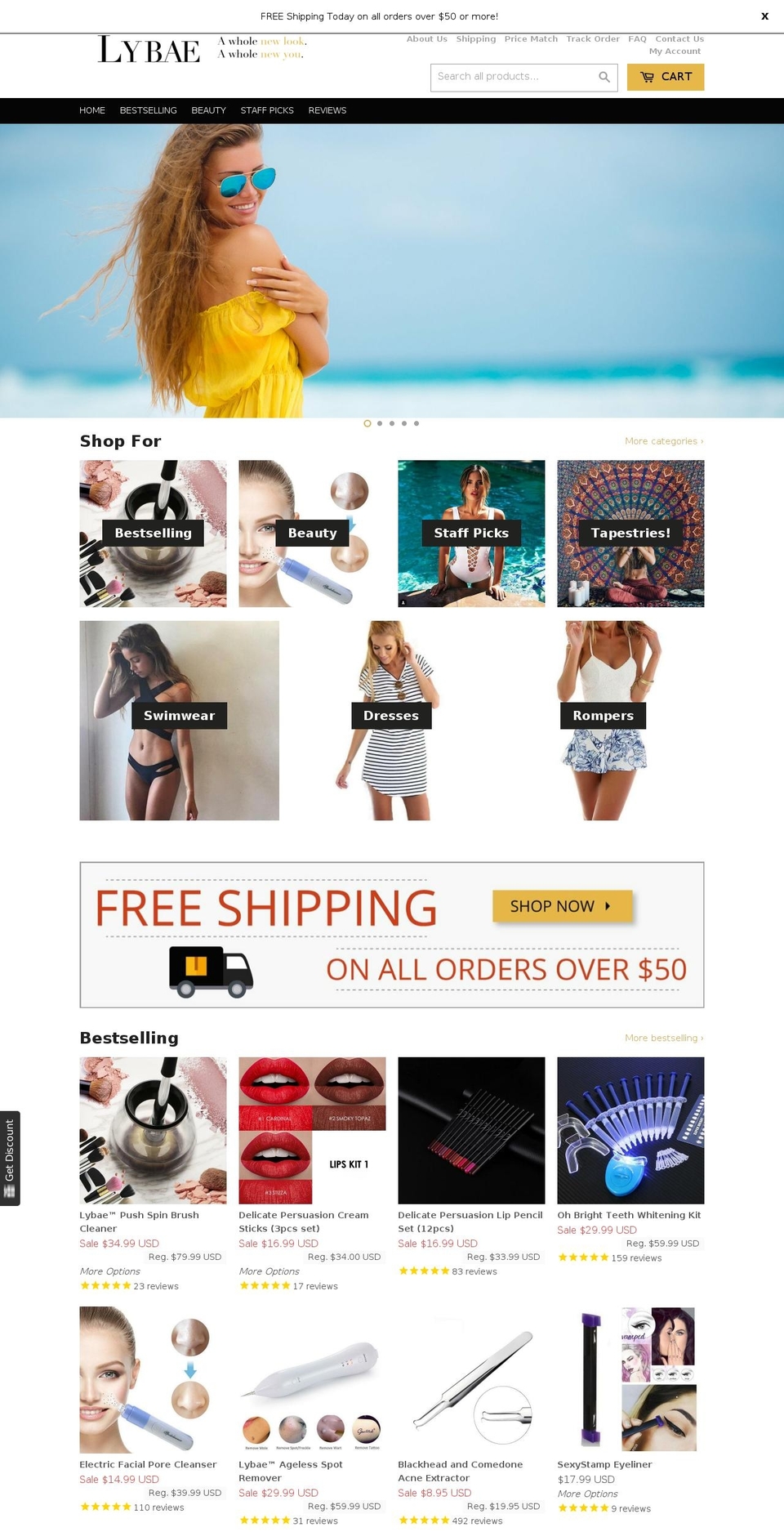 Lybae 1.0 Shopify theme site example lybae.com