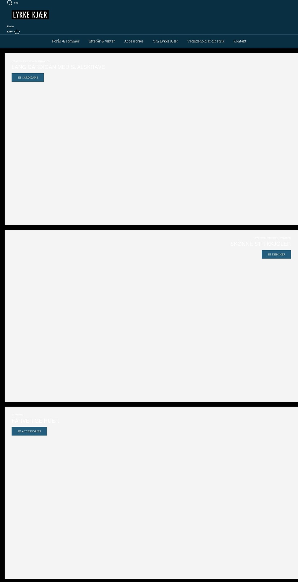 lykkekjaer.dk shopify website screenshot