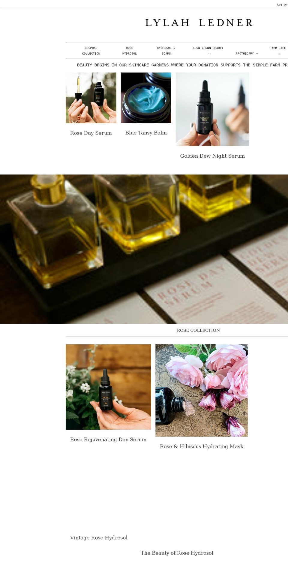 lylahledner.com shopify website screenshot