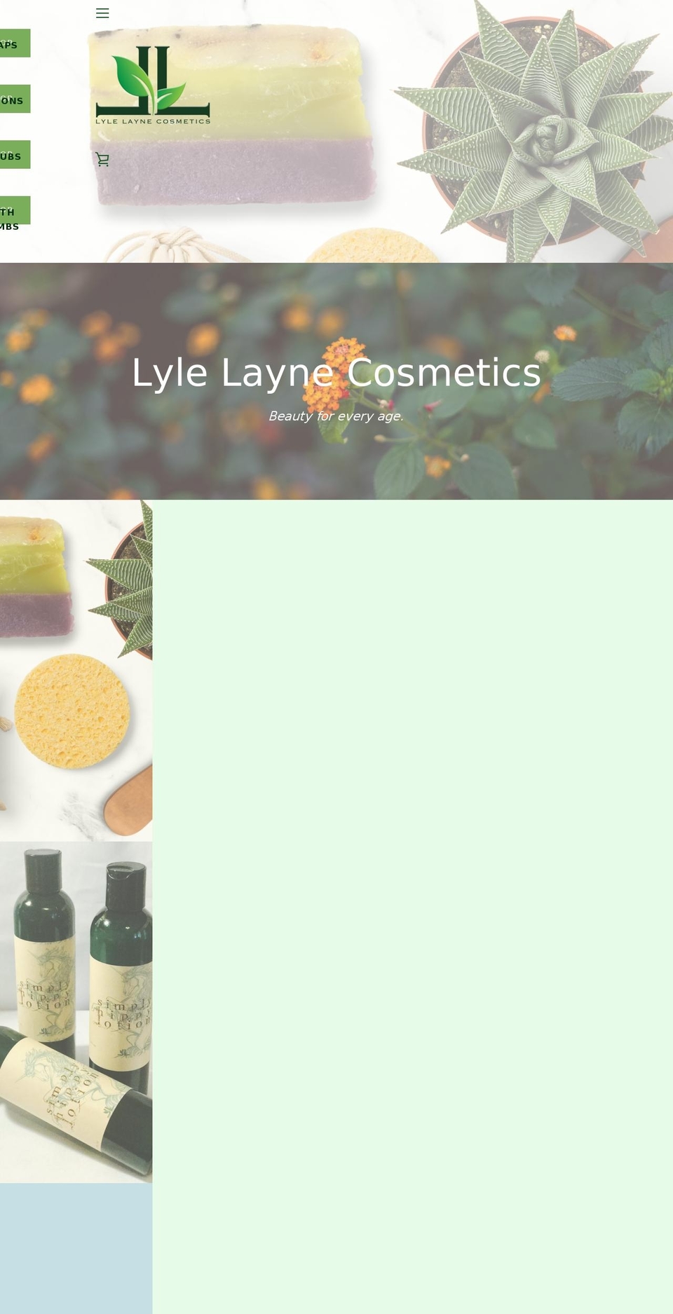 lylelaynenaturals.com — Shopify storefront screenshot