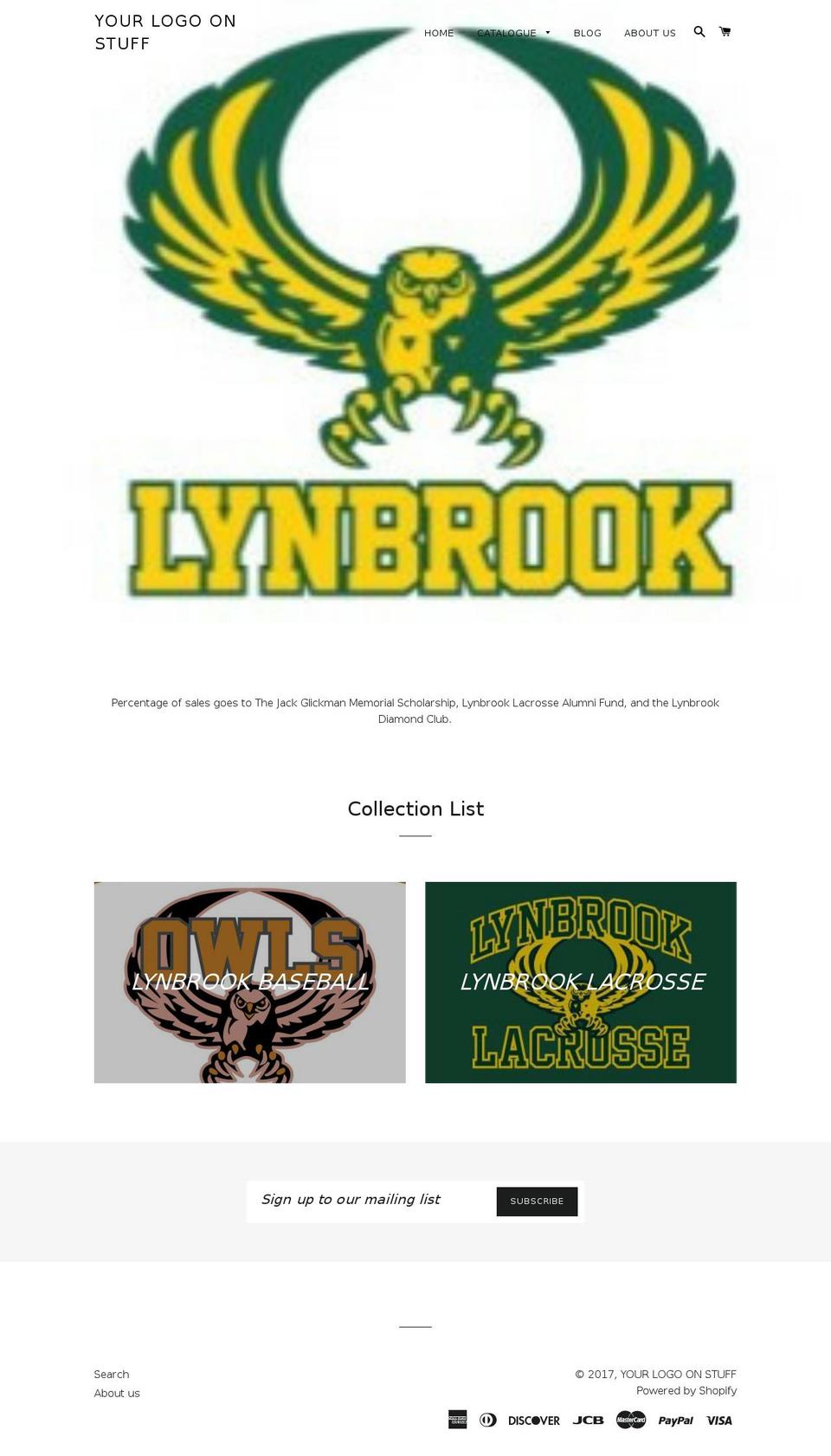 lynbrookswag.com shopify website screenshot