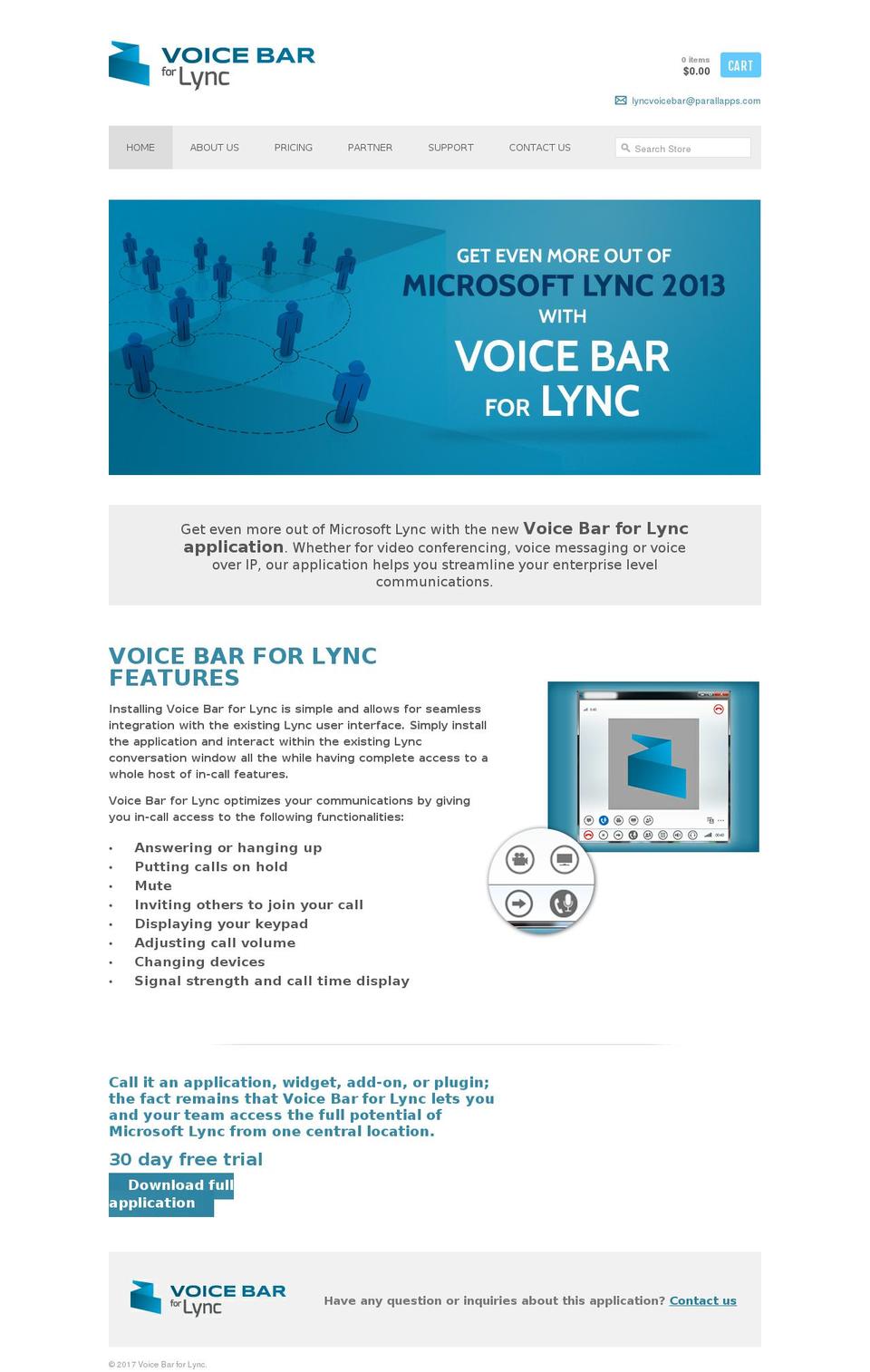 lyncvoicebar.com shopify website screenshot